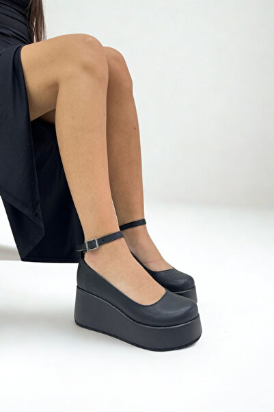 inizio Pantofi de damă cu umplere neagră V4211