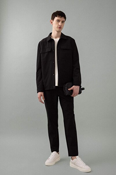 DeFacto Jogger Düz Paça Her Yöne Esneyen Yazlık Kumaş Pantolon B6551AX24SP