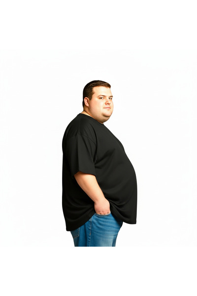 sngl Ανδρικό μπλουζάκι Oversize Plus Size - Κοντό μανίκι, 3xl-8xl