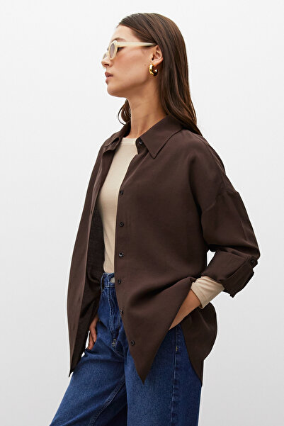 urban focus Apoletli Oversize Gömlek