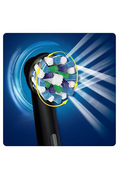 Oral-B Cross Action Şarjlı Diş Fırçası Yedek Başlığı 2'li Siyah