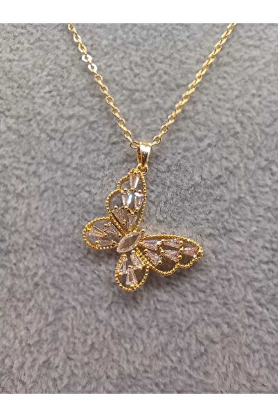 Ralp Moda Trend Kolye Altın Kaplama Kadın Kolye 55 cm