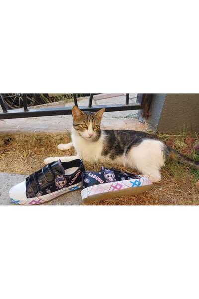 Scarpe Magiche Labubu Siyah Işıklı Kız Çocuğu Ayakkabı