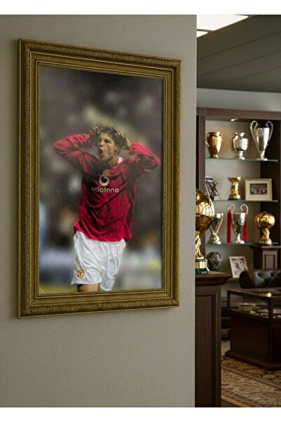 BuzzDesigns Cristiano Ronaldo Efsane Anı Dekoratif Tablo (Çerçeveli)