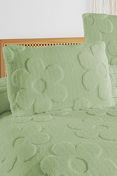 Noctiluca Fleura Floral Pattern Single Blanket Soft Wellsoft Bedspread 160X230 1 Piece Pillowcase