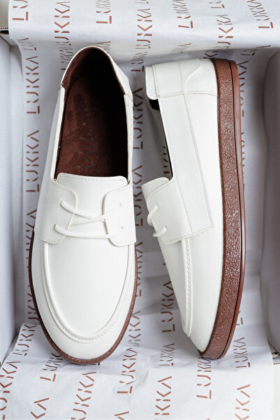 by selvi Lukka Shoes Rosa Мъжки синтетични бели кожени обувки с връзки за ежедневно носене