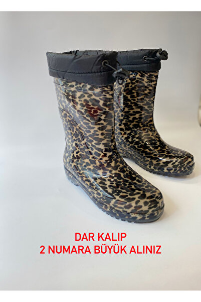 AYAKKABIM RENGARENK İçi Yünlü Su Geçirmez Çizme Iş Bağ Bahçe Yağmur Kar Çizme...