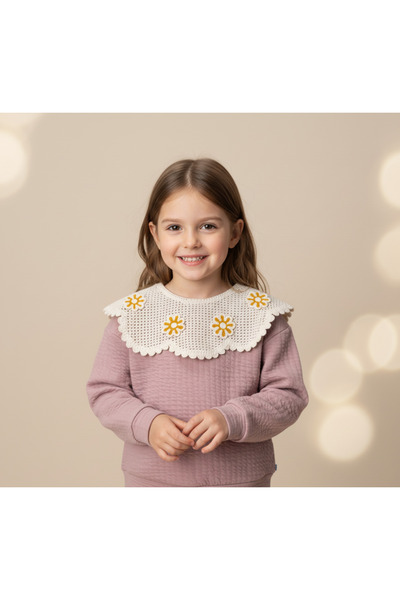 Via Girls Dantelli Kız Çocuk Sweat