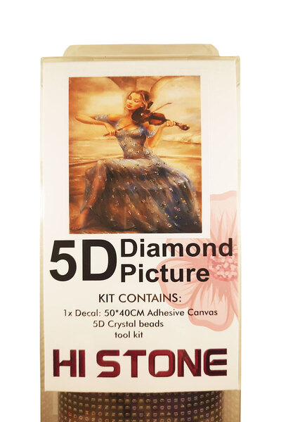 histone 5D Elmas Taş İşleme Kiti 40x50 cm Kemancı Kız Desen