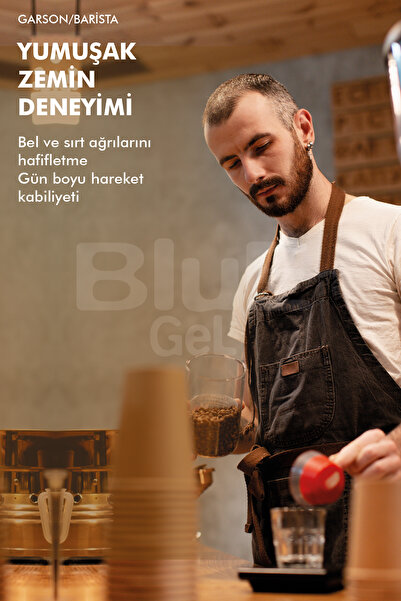 Blue Gel BG199 | Yumuşak Memory Foam, Şok Emici, Hafızalı, Ortopedik Spor Ayakkabılar Için Iç Tabanlık
