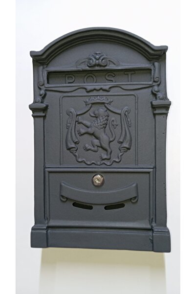 USKUL DOKUM Döküm Posta Kutusu - Aslanlı