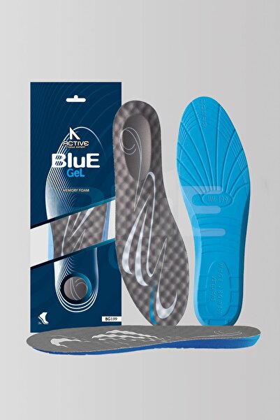 Blue Gel BG199 | Yumuşak Memory Foam, Şok Emici, Hafızalı, Ortopedik Spor Aya...
