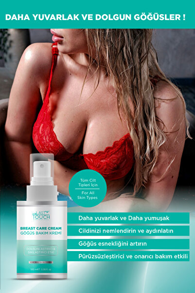 LAST TOUCH Göğüs ve Kalça Dolgunlaştırıcı, Dikleştirici ve Şekil Verici Göğüs Bakım Kremi 100 ML