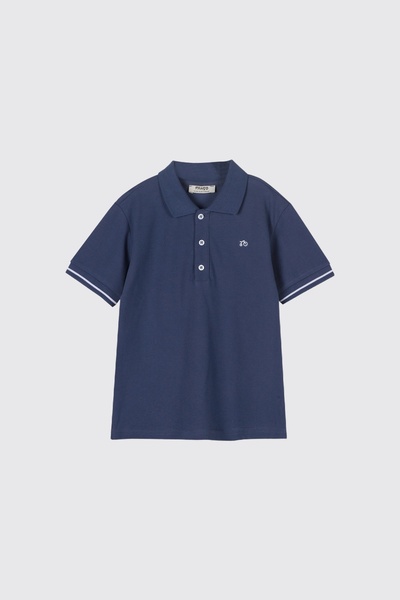 Panço Erkek Çocuk Lacivert Polo Yaka Tişört