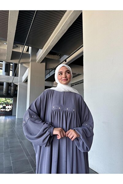 Berel Moda Daisy Embroidered Oversize Dream Suit - Gray