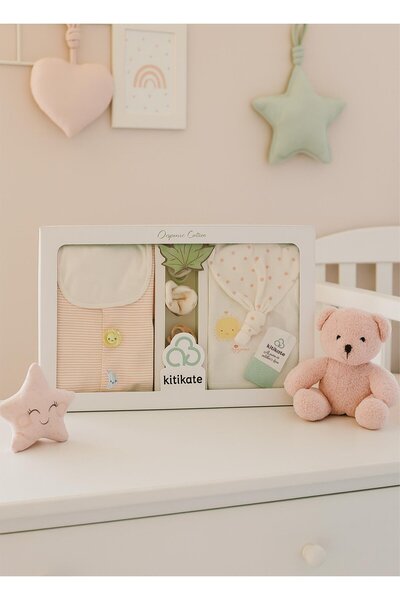 kitikate Organik New Dreams 10'lu Zıbın Set Pembe