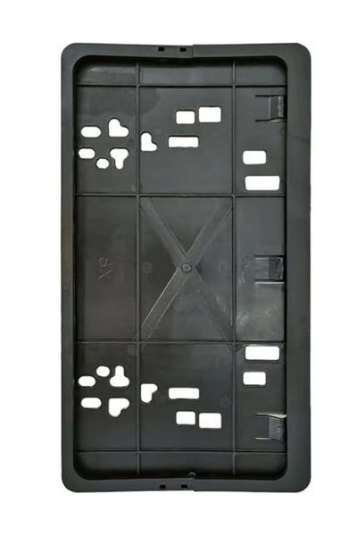 Generic 2 pcs Car Number Plate For All Cars High Quality Car Number Plate Holder Frame - Black