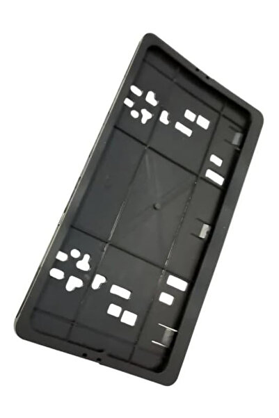 Generic 2 pcs Car Number Plate For All Cars High Quality Car Number Plate Holder Frame - Black