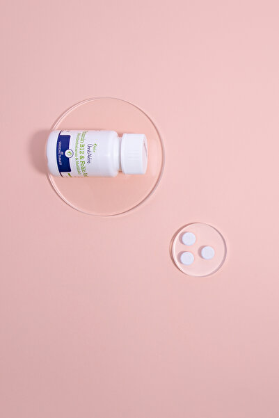 Dr. Ümit Aktaş Vitamin B12 & Folikasit - Aktif B9 - 30 Tablet