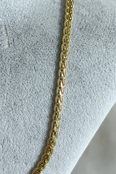 Bessence Jewelry Co Xuping 14K Gold Spiral Model Çelik Kolye