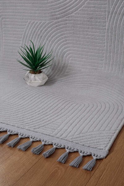 Valery Home Joy Rölyef Gri Pon Pon