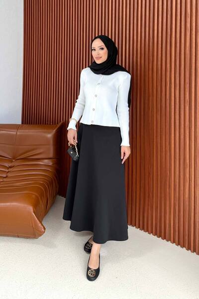 Melike Tatar Mercerized Cardigan 32-7027-1