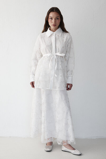 Melike Tatar Κεντημένη φούστα 32-3542