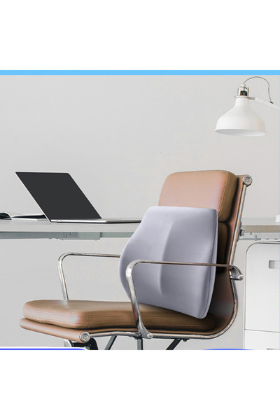 AutoFamily AUTO FAMILY Ergonomic Lumbar Support Backrest Pillow for Car & Office Chair – Memory Foam Cushion