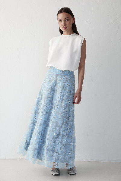 Melike Tatar Κεντημένη φούστα 32-3542