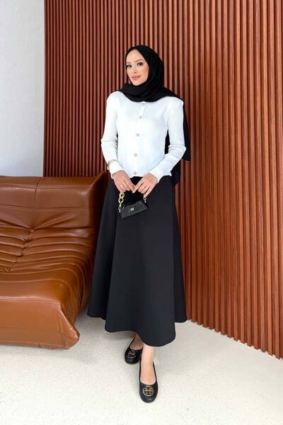 Melike Tatar Mercerized Cardigan 32-7027-1