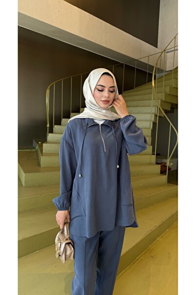 NİSUM MODA Zippered Modal Suit