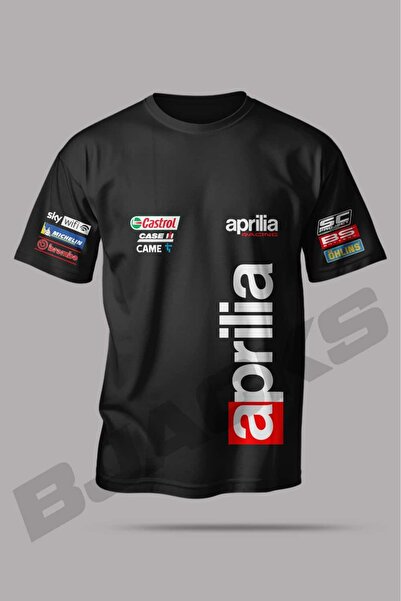 BJACKS Motorsports Wear Tricou de cursă premium Aprilia Factory Racing GP