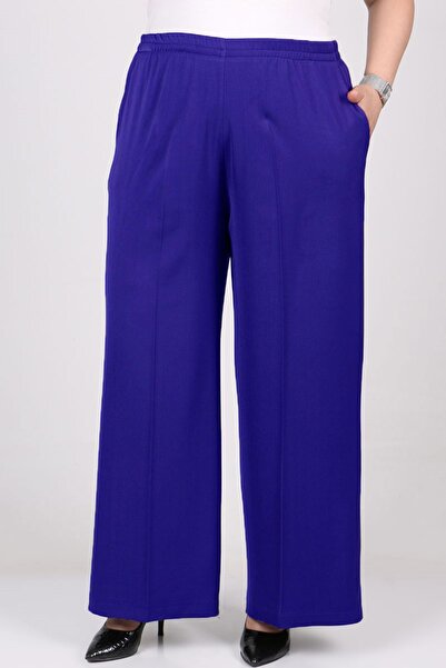 Eslina F-29019 nagyméretű, rugalmas derekú, legmagasabb lycra nadrág - Saks