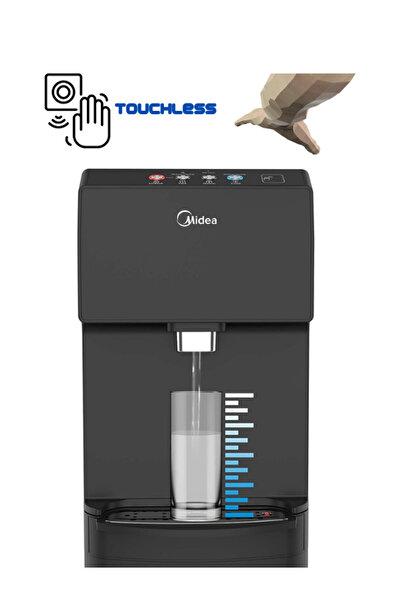 Midea TouchLess Water Dispenser Capacity Output 3.6L, 2.5L/H Bottom Load YL1844S Black