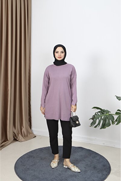 NİSUM MODA Venezi̇A Fi̇Ti̇Lli̇ Tuni̇K