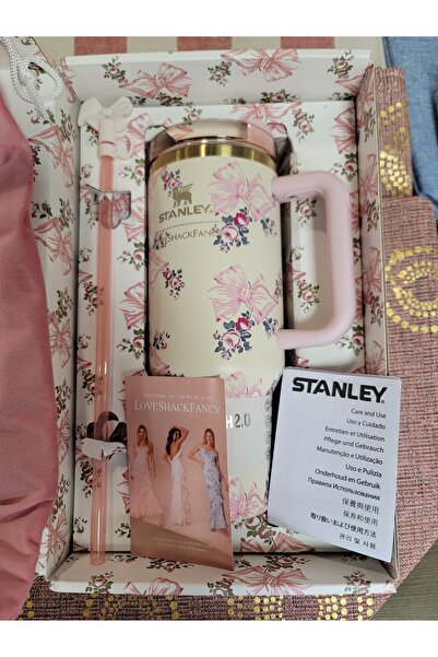 LoveShackFancy x Manebi Love Shack Bardak Pipetli Termos