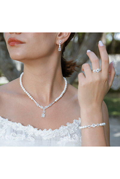 İLK İNCİ TAKI Gerçek Doğal İnci Set – ST032