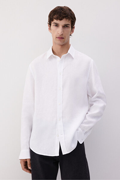 H&M Keten Gömlek Regular Fit