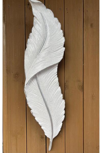 BİRGÜL DEKOR Tüy Aplik Letli Dekoratif Obje Polyester Mazemeden Üretilmistir ...