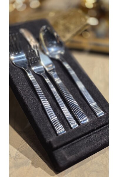 Mikasa Moor Gustoso Silver 90 Piece Fork Spoon Knife Set