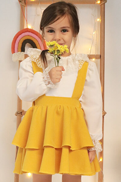 Parla Kids Жилетка за момичета - Дантелена блуза - Облекло с дълъг ръкав - Показване от 23 април до 29 октомври