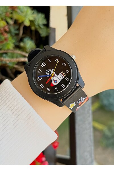 Weluxa Astronaut Patterned Boys' Wrist Watch for Ages 6 and up with Silicone Band