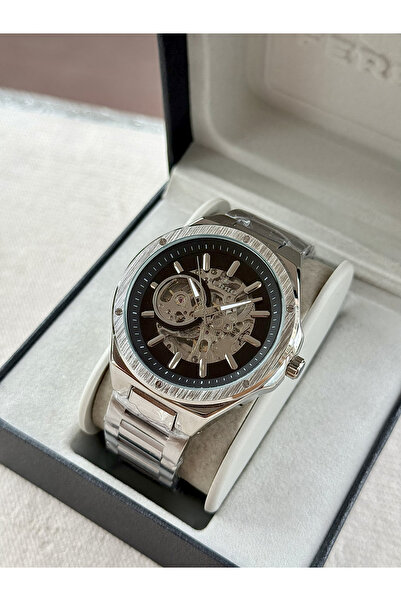 FERRO Silver Steel Cord Men's Wristwatch F31443A-A2