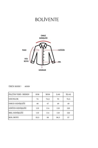 Bolivente Дамска ежедневна риза с широк модел от норка