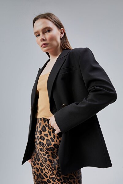 Bolivente Dámská oversize bunda s dvojitým zapínáním