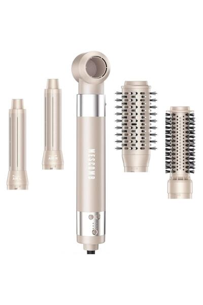 MESCOMB Ondulator Multistyler MESCOMB, 5-in-1, Styler Profesional, 110000 RPM, Uscator cu Ioni, Ondulator Au
