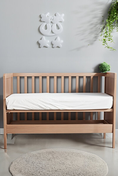 SYDNEY ملاءة سرير للأطفال من القطن الطبيعي الممشط بنسبة 100% مقاس 70 × 140 سم...