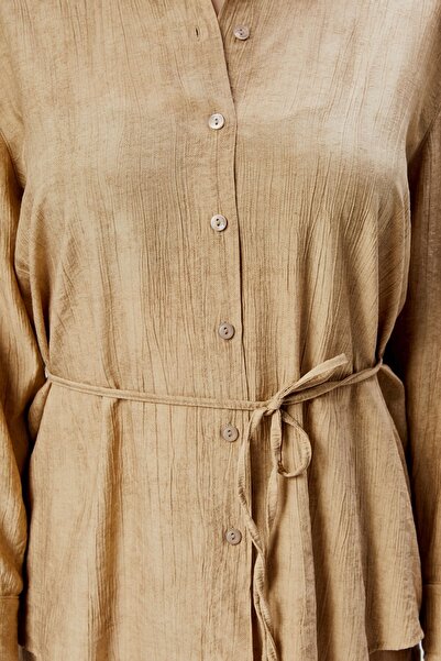 Bolivente Brown Regular Tie Dye Shirt Pants Set