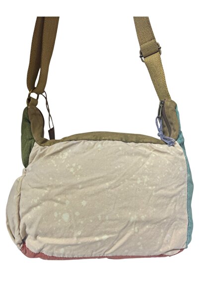 Old Cotton Quality Vintage Distressed Casual Daily Outing School Messenger Bag