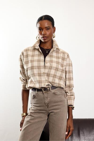 5in1Canpolat Πουκάμισο με καρό βιζόν